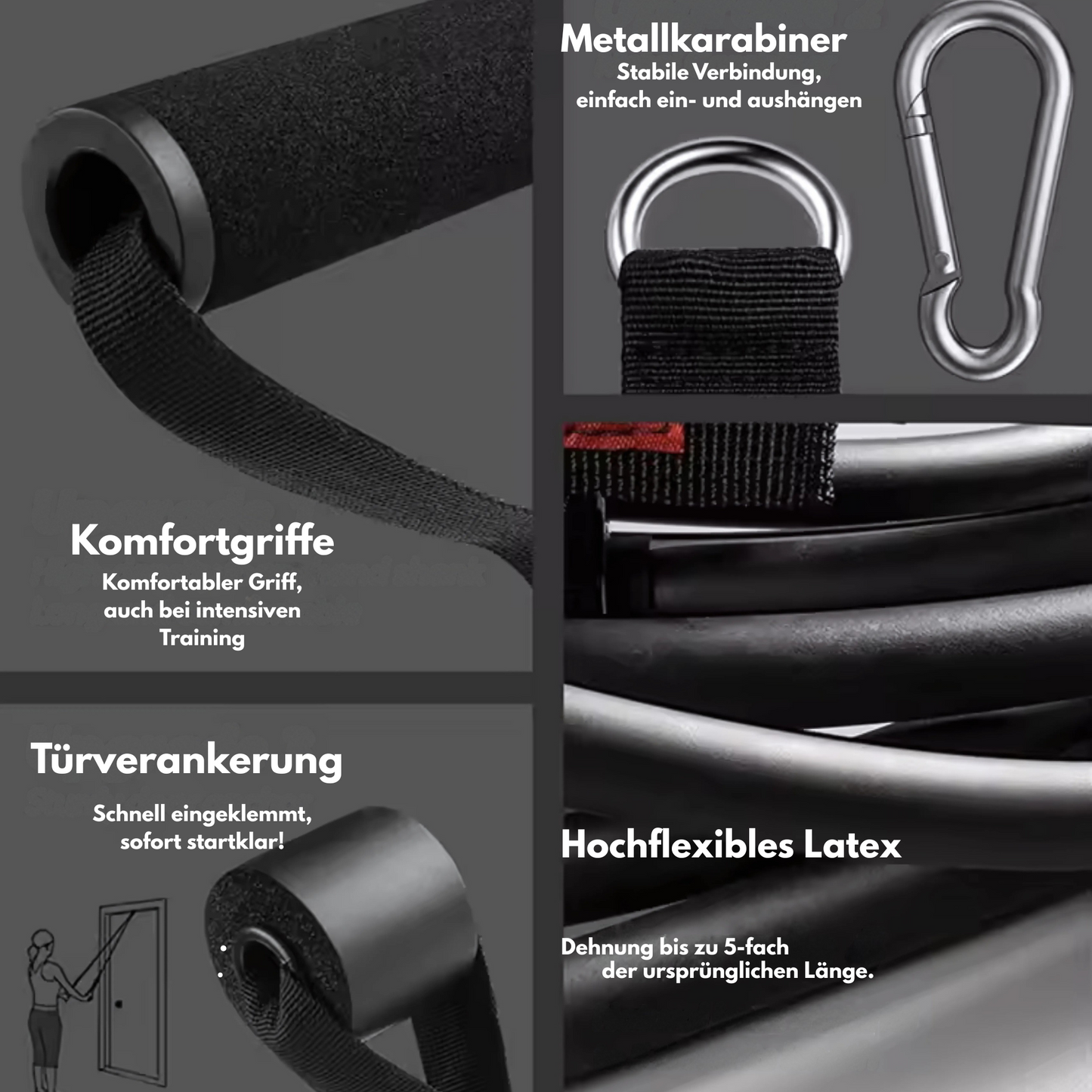 PowerBand Pro Set - Das Komplettsystem für dein Heimtraining